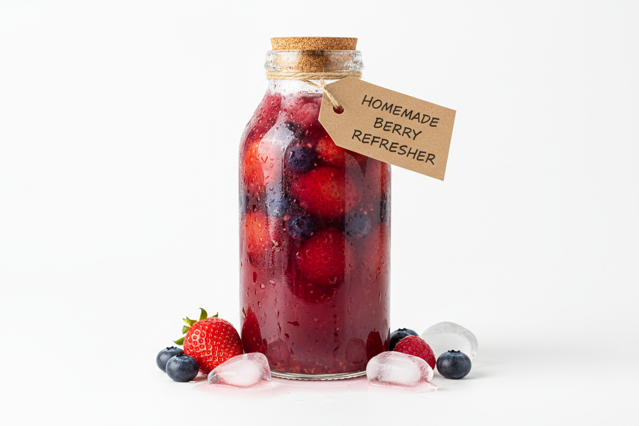 Homemade berry juice drink 250ml